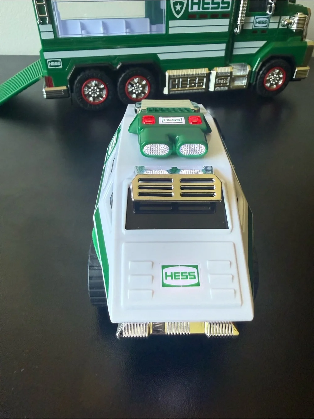 2023 Hess Toy Police Truck and Cruiser Set lights sound working